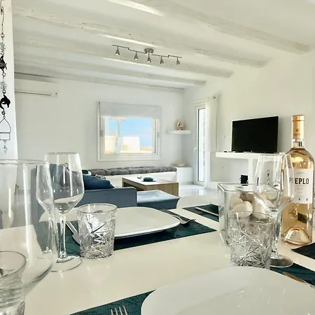 Greystone & Sky Mykonos Villa Tourlos