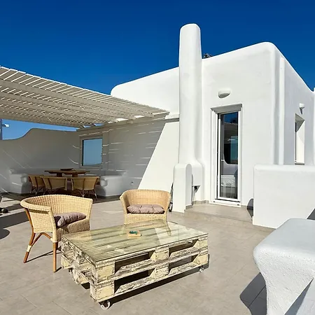 Greystone & Sky Mykonos Villa Tourlos